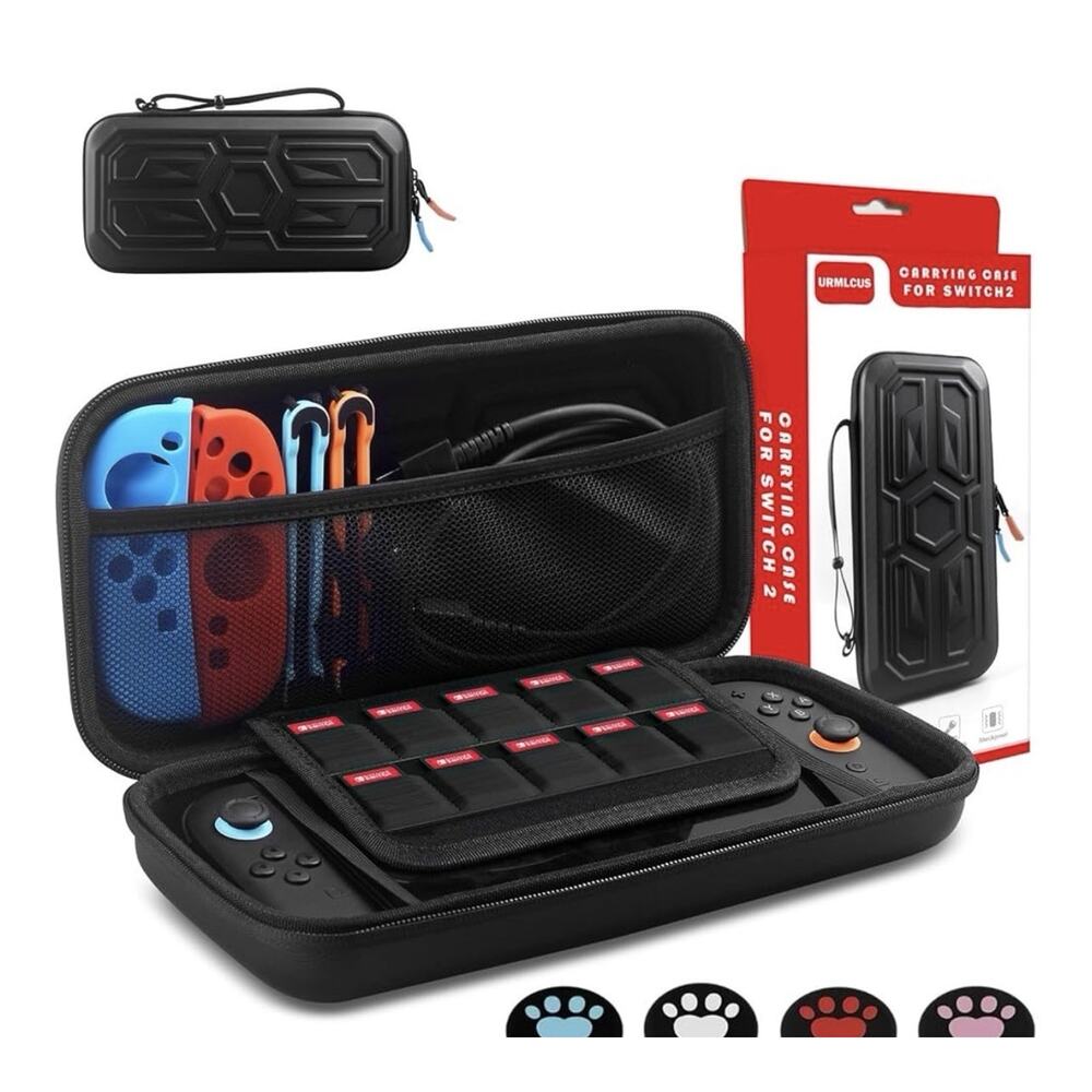 Carrying Case for Nintendo Switch 2 (2025) Hard Shell 12 Game Card Portable‎ bag